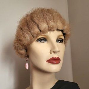 Vintage Genuine Mink Hat